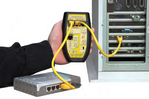 LAN Tester Negotiated Speed and Power Over Ethernet