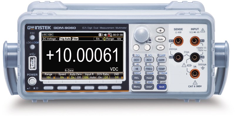 Instek GDM-9060 - 6 1/2 (1200000 counts) Digit Dual Measurement Multimeter