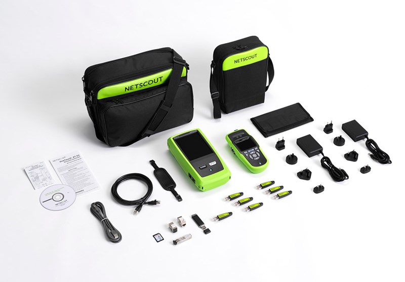 NetScout 1TG2-1500-LRAT2 OneTouch AT 1T-1500, plus a LinkRunner AT 2000 tester