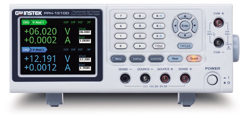 Instek PPH-1510D High Precision Dual Channel Output DC Power Supply