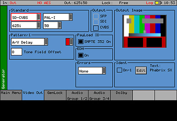 Phabrix AV Generation