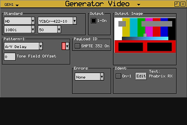 Phabrix AV Delay Generator for Rx Series