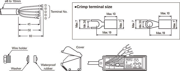 Autonics-BX-Series-Connections-Cable