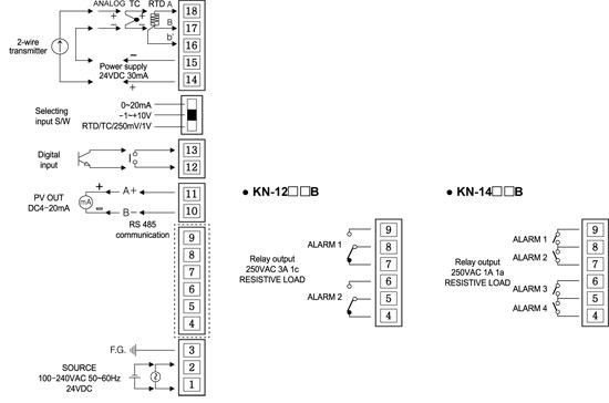 Autonics-KN-1000B-Connections-tn