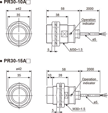 Autonics-PR-Series-Dimension-12
