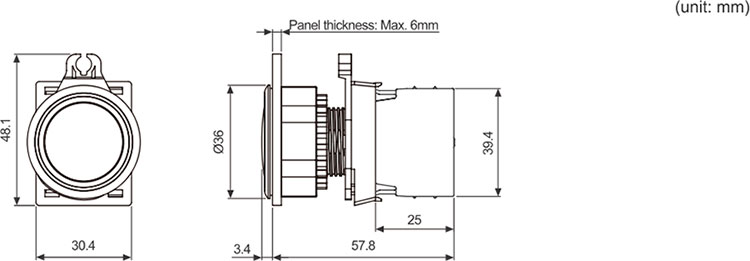 Autonics_S3PF-P3_Dimensions