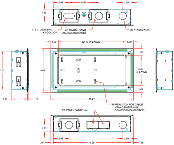 FSR-PWB-353-WHT-Dimensional-Drawing
