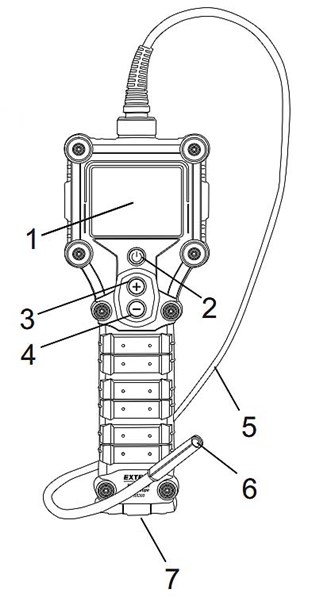 Extech_BR300-BR350_Meter-Description