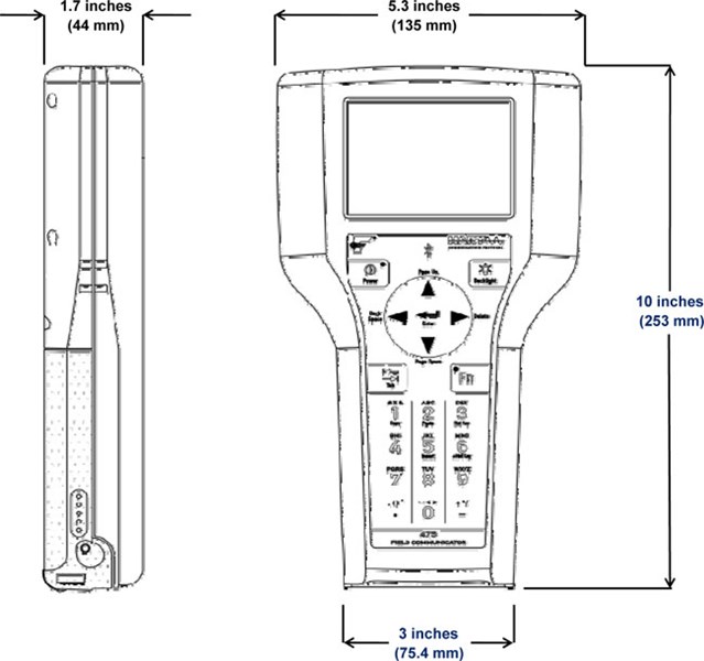 Yokogawa-R-475-Dimension-tn