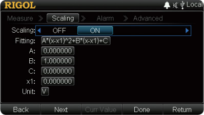 Scaling-Configuration