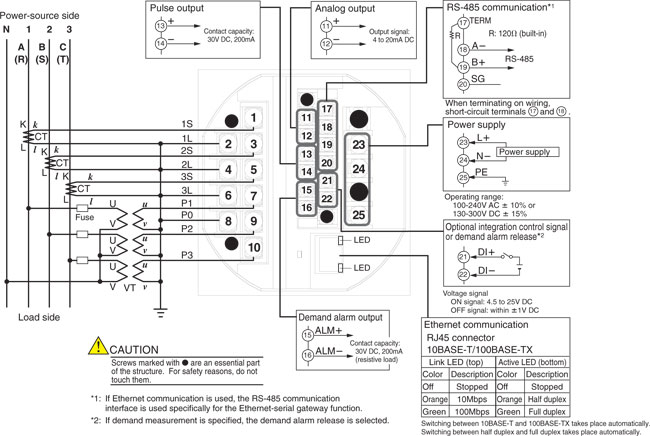 Yokogawa-PR300-Three-phase-four-wire-system-tn